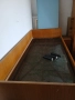 2 броя Дървено легло с пружина, снимка 2