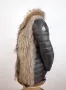 Moncler Zibeline - Оригинално дамско яке с естествен косъм р-р 1 / S, снимка 3