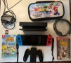 Nintendo Switch Oled 256gb + Игри и Кейс; Гаранция до 19.04.2026, снимка 1