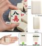 Комплект за маджонг LANYOTA, комплект за игра на китайски маджонг с куфар за носене, снимка 5