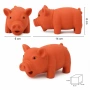 6589 Прасенце играчка за куче – гумена играчка със звук и грухтене 14 см, снимка 6