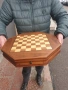 Поръчково изработен дървен шах , снимка 2