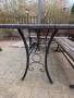Маси и пейки от ковано желязо и дърво използвани , снимка 4