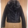 Оригинално кожено яке с пух, снимка 4