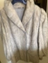 Луксозно кожено палто бяла норка, снимка 6