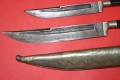 Сет 2 османски ножчета с оригинална двойна кания ., снимка 5