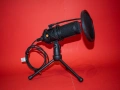 NOS 500 USB Кондензаторен Микрофон с Neumann капсула за студио подкаст и стрийминг, снимка 2