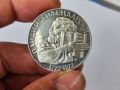 Сребърна монета 5 лева 1972 г Паисий Хилендарски , снимка 2
