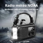 Ново Аварийно AM/FM радио 2000mAh със соларно и ръчно зареждане SOS, снимка 7