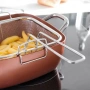 Дълбок тиган с незалепващо покритие 5в1 Copper Pan, снимка 8