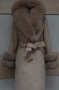 дамско палто с ест.косъм , снимка 1