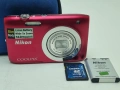 Nikon COOLPIX S2600 14.0 MP Digital Camera - Red, снимка 2