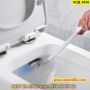 Силиконова четка с Г – образна форма за лесно почистване на тоалетната чиния - КОД 3856, снимка 8
