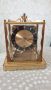  Каминен часовник Schatz W3, със гонг за четвърт час 1960 год., снимка 1 - Антикварни и старинни предмети - 45513305