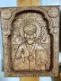 Икона Дърворезба Никола Чудотворец, св.Мина, Александър Невский, Лука, снимка 2
