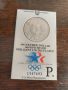 Сребърен долар със сертификат - 1983 Олимпиада, снимка 2