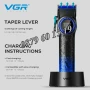 Професионална машинка за подстригване VGR V-001, Безжична машинка за подстригване, снимка 4