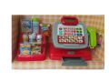 Детски касов апарат с продукти, снимка 1 - Музикални играчки - 45746190