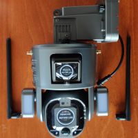 Соларна Камера - Двойна, Въртяща, Безжична (WiFi) с 10X Оптично Увеличение, Водоустойчива, снимка 2 - IP камери - 45415991