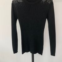 Красив дамски пуловер с дантела и камъни, снимка 4 - Блузи с дълъг ръкав и пуловери - 45747209