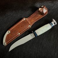 Античен ловен нож (Rehwappen Solingen 70-80 г.) в напълно ново състояние. (Rehw104), снимка 2 - Ножове - 45354470
