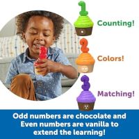 Нови Монтесори играчки Образователни кексчета с числа и цветове за деца Learning Resources , снимка 2 - Образователни игри - 45791398