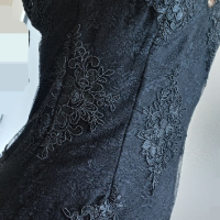 Черна официална рокля, снимка 5 - Рокли - 44965217