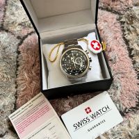 Швейцарски часовник хронограф Scania V8, снимка 1 - Мъжки - 45595242