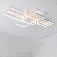 LED лед полилей лампа дистанционно модерен правоъгълник правоъгълници, снимка 3 - Лампи за таван - 45862963