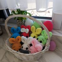 Ръчно плетени играчки за Великден, снимка 12 - Други - 45371972