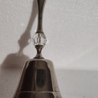Метална камбанка с кристално топче, снимка 3 - Антикварни и старинни предмети - 45688328
