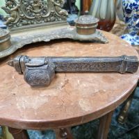 Рядка антикварна колекционерска османска бронзова мастилница дивид , снимка 1 - Антикварни и старинни предмети - 45278216