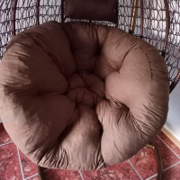 2бр голяма кръгла възглавница ПУФ Плюш Легло за куче , снимка 1 - Декорация за дома - 44940267