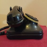Стар бакелитена телефон Сименс, рогатка. , снимка 8 - Антикварни и старинни предмети - 45179943