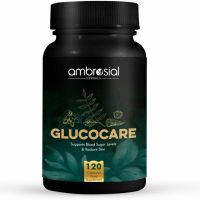 Ambrosial Glucocare Добавка за балансиране на кръвната захар, горчив пъпеш, нийм и черна слива-120 к, снимка 1 - Хранителни добавки - 45716816