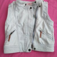 Комплект детска дънкова пола с риза и елече за 5- 6 годишно момиче H&M , снимка 7 - Детски комплекти - 45076368