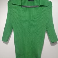 Нова модерна блузка плетиво , снимка 2 - Тениски - 45531120