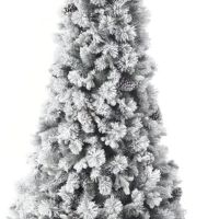 Скандинавска елха 3D+2D + шишарки LUX - kvm  метална стойка  Много гъста, снимка 1 - Декорация за дома - 45652064