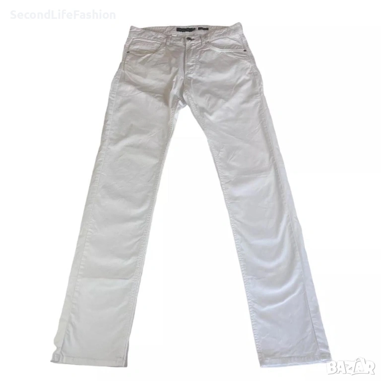 Панталон HUGO BOSS дамски W27 L34, бял с цип, снимка 1