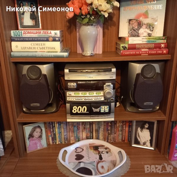 FILIPS - грамофон + 3в1 касетофон, снимка 1