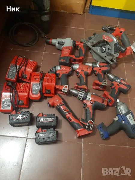 Комплект машини Милуоки 18v, снимка 1