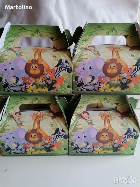 Кутийка за лакомства и подаръци Джунгла животни, снимка 1