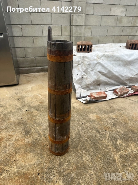 Стара бучка за масло - използвана, снимка 1