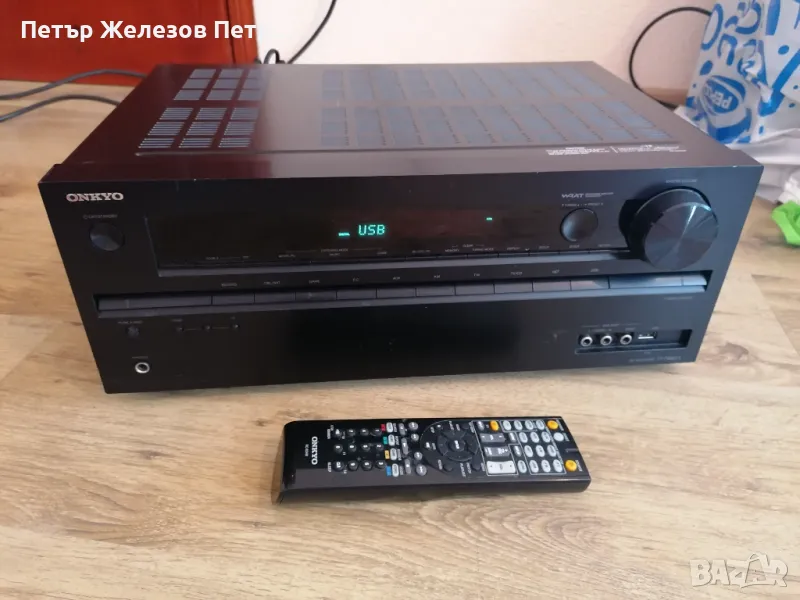 ONKYO TX-NR414 Receiver домашно кино 5.1 канала усилвател с оригинално дистанционно, снимка 1