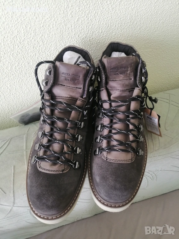 Мъжки боти от естествена кожа , снимка 1