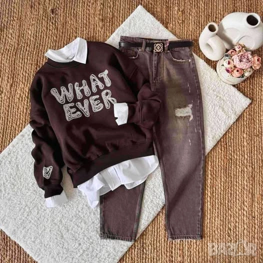 Дънки mom fit   , снимка 1