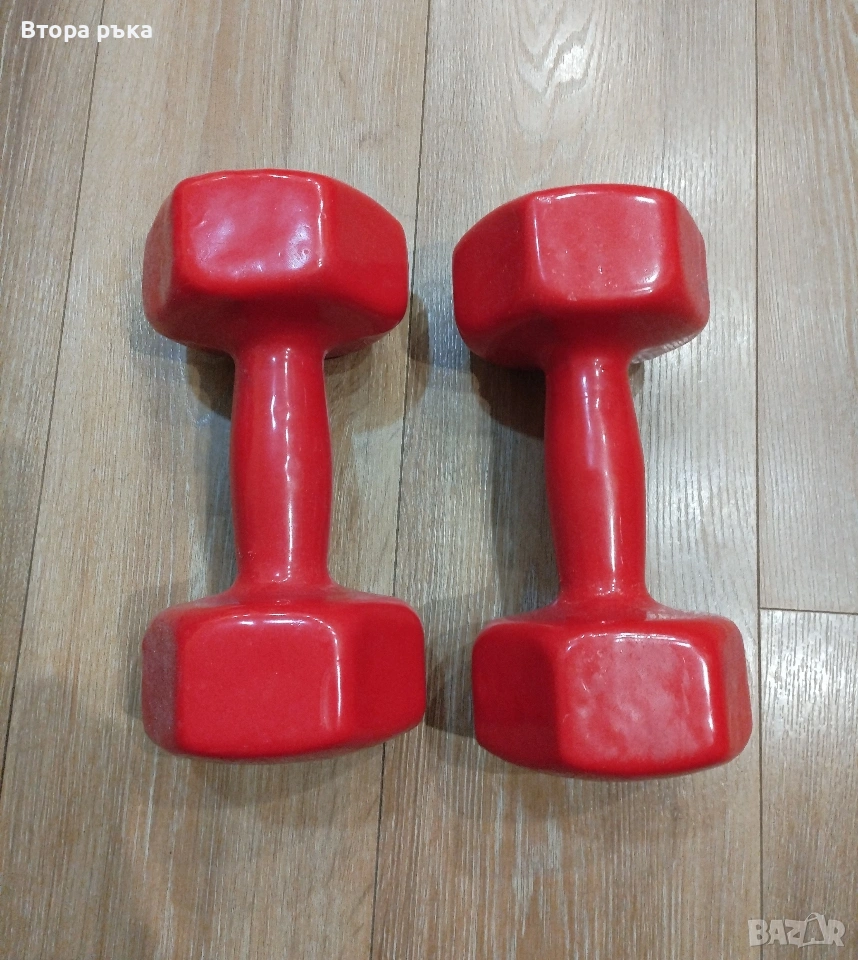 Дъмбели за тренировка по 10 кг всеки, снимка 1