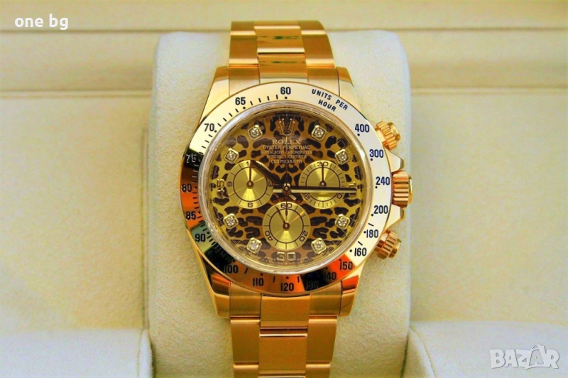 Rolex Daytona Gold Leopard 18 K Gold , снимка 1