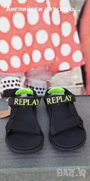 Английски детски сандали-REPLAY, снимка 1