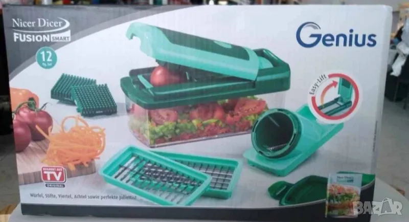 Оригинално Немско Мултифункционално кухненско ренде Nicer Dicer 12 в 1, снимка 1